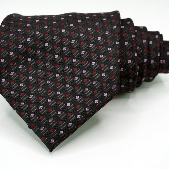 Hugo Boss 100% Silk Neck Tie 3.5" Width Black - Picture 3 of 3